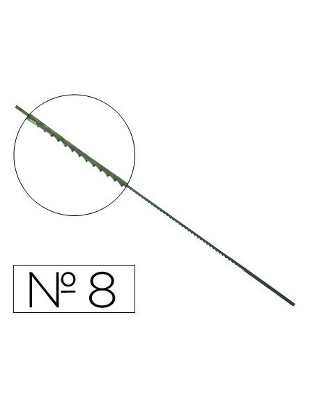 PELOS DE SEGUETA MADERA N.8 CAJA DE 144 UNIDADES