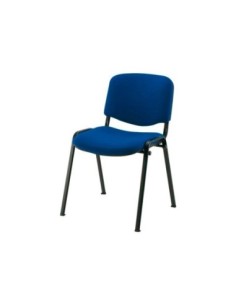 SILLA APILABLE Q-CONNECT BRAZOS CORTOS TAPIZADA SIN RUEDAS 910 MM ALTO 490MM LARGO440 MM PROFUNDIDAD AZUL