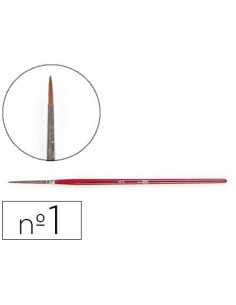 PINCELES ACUARELA LIDERPAPEL N.1 VIROLA CROMADA PELO ENGOMADO