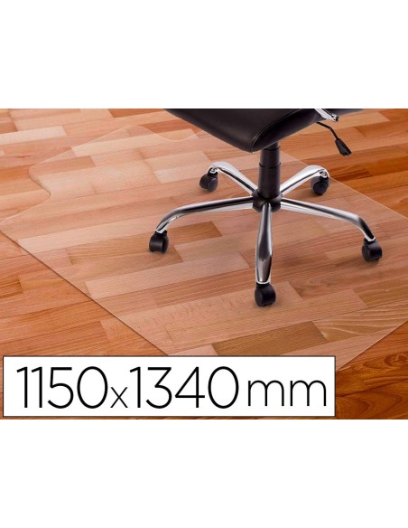 ALFOMBRILLA PARA SUELO Q-CONNECT PVC PROTECTORA DE SUELOS 1150X1340 MM GROSOR 2 MM
