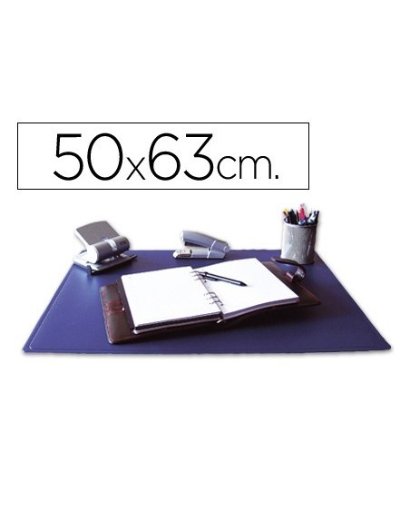 VADE SOBREMESA Q-CONNECT AZUL 50X63 CM PP