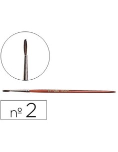 PINCELES ACUARELA LIDERPAPEL N.2 VIROLA CROMADA PELO ENGOMADO