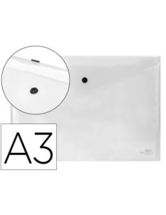 CARPETA LIDERPAPEL DOSSIER BROCHE 44244 POLIPROPILENO DIN A3 TRANPARENTE TRANSLUCIDO