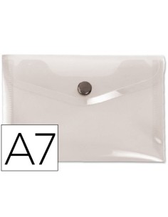 CARPETA LIDERPAPEL DOSSIER BROCHE 44224 POLIPROPILENO DIN A7 COLOR TRANSPARENTE