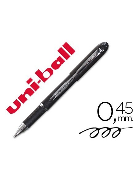 ROTULADOR UNI-BALL ROLLER SX-210 TINTA HIBRIDA NEGRO