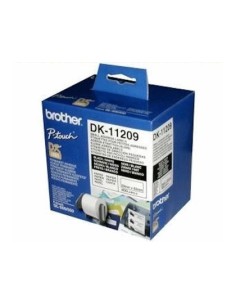 ETIQUETA ADHESIVA BROTHER DK11209 -TAMAÑO 62X29 MM PARA IMPRESORAS DE ETIQUETAS SOLO 1050/N/1060N -800 ETIQ.-