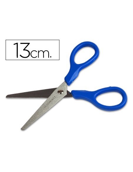 TIJERA ESCOLAR Q-CONNECT INOXIDABLE 5" 13 CM