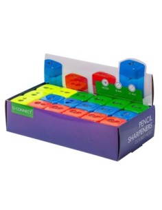 SACAPUNTAS Q-CONNECT METALICO 2 USOS CON DEPOSITO