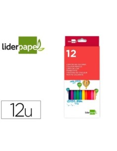 LAPICES DE COLORES LIDERPAPEL C/ DE 12 COLORES