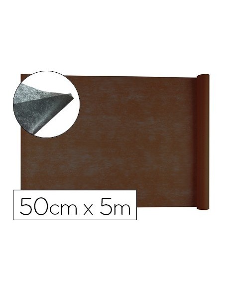 TEJIDO SIN TEJER LIDERPAPEL TERILENO 25 G/M2 ROLLO DE 5 MT MARRON