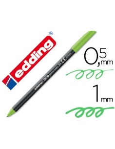 ROTULADOR EDDING PUNTA FIBRA 1200 VERDE NEON N.64 PUNTA DE FIBRA 0,5 MM