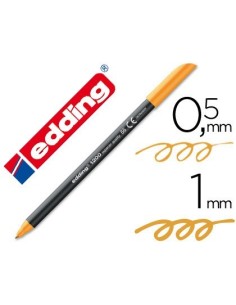ROTULADOR EDDING PUNTA FIBRA 1200 NARANJA NEON N.66 PUNTA DE FIBRA 0,5 MM