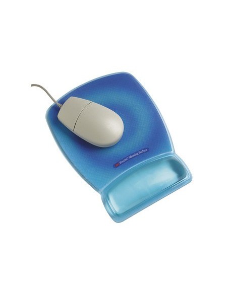 REPOSAMUÑECAS 3M PARA RATON AZUL FLUORESCENTE CON SUPERFICIE DE PRECISION MWJ30