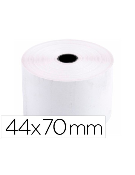 ROLLO SUMADORA TERMICO Q-CONNECT 44 MM ANCHO X 70 MM DIAMETRO SIN BISFENOL A