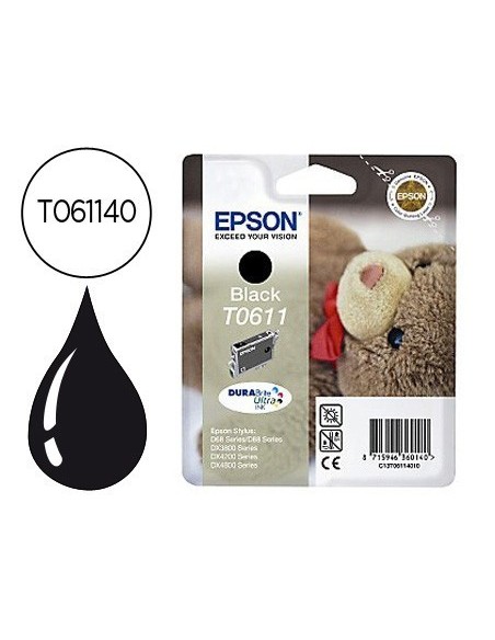 INK-JET EPSON STYLUS D68/D88/D 88 PLUS, DX3800/DX4200/DX4800 NEGRO