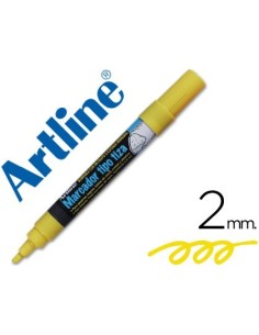 ROTULADOR ARTLINE PIZARRA VERDE NEGRA EPW-4-AM COLOR AMARILLO BOLSA DE 4 UNIDADES