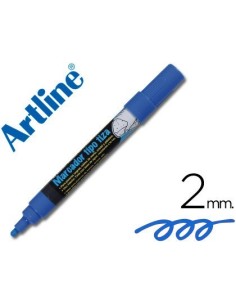 ROTULADOR ARTLINE PIZARRA VERDES-NEGRAS EPW-4-AZ COLOR AZUL BOLSA DE 4 UNIDADES