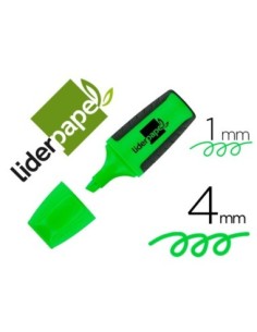 ROTULADOR LIDERPAPEL MINI FLUORESCENTE VERDE