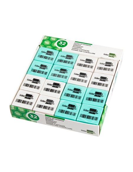 GOMA DE BORRAR LIDERPAPEL PARA LAPIZ CUADRADA