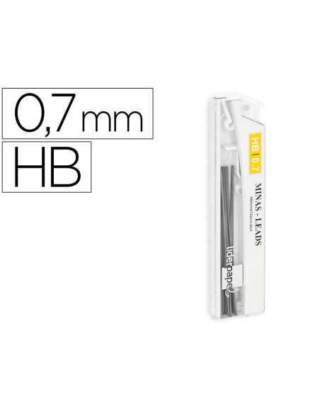 MINAS LIDERPAPEL GRAFITO 0,7 MM HB TUBO DE 12 MINAS