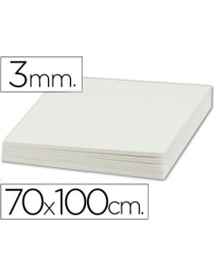 CARTON PLUMA LIDERPAPEL DOBLE CARA 70X100 ESPESOR 3 MM