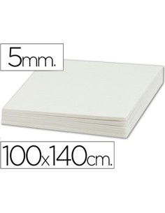 CARTON PLUMA LIDERPAPEL DOBLE CARA 100X140 CM ESPESOR 5 MM