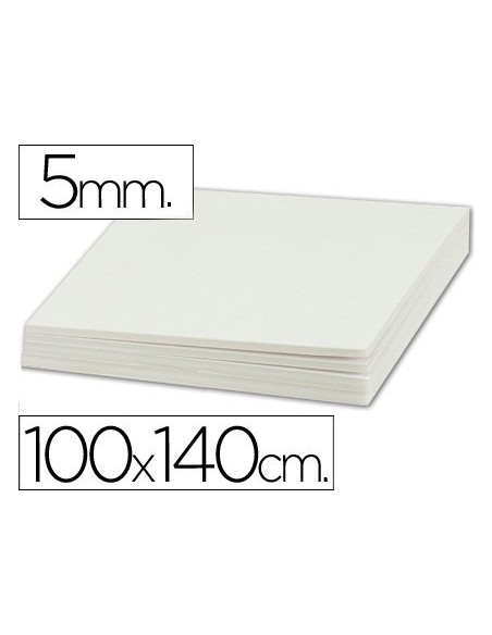 CARTON PLUMA LIDERPAPEL DOBLE CARA 100X140 CM ESPESOR 5 MM