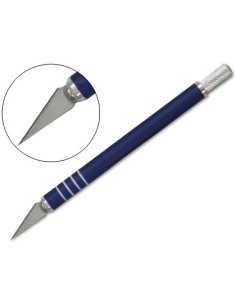 BISTURI Q-CONNECT EN BLISTER -CON CUCHILLAS DE REPUESTO