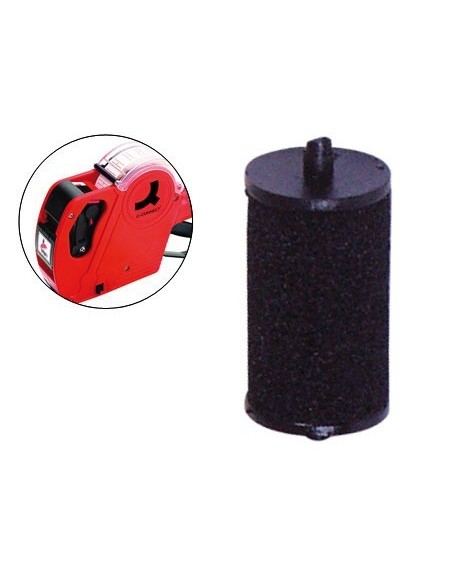 RODILLO ENTINTADOR Q-CONNECT 20 MM TINTA COLOR NEGRO