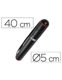 PORTAPLANOS PLASTICO LIDERPAPEL DIAMETRO 5 X 40 CM NO EXTENSIBLE NEGRO