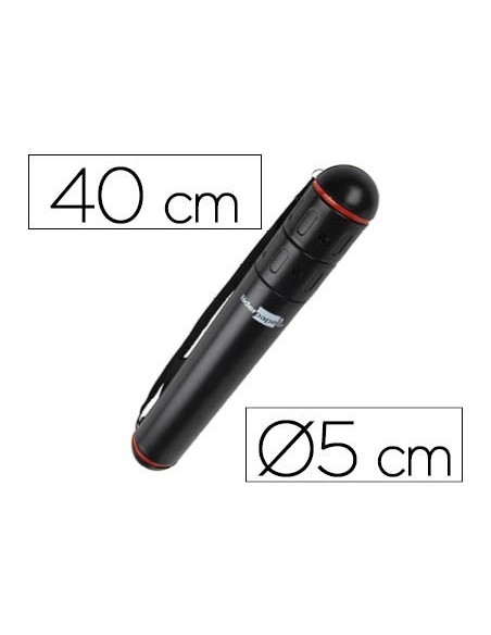 PORTAPLANOS PLASTICO LIDERPAPEL DIAMETRO 5 X 40 CM NO EXTENSIBLE NEGRO