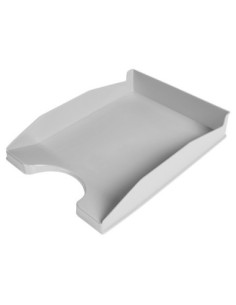BANDEJA SOBREMESA PLASTICO Q-CONNECT GRIS OPACO 240X70X340 MM