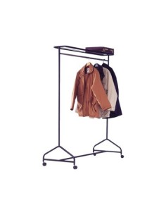 VESTIDOR PORTATIL CON REPISA CAPACIDAD PARA 40 PERCHAS