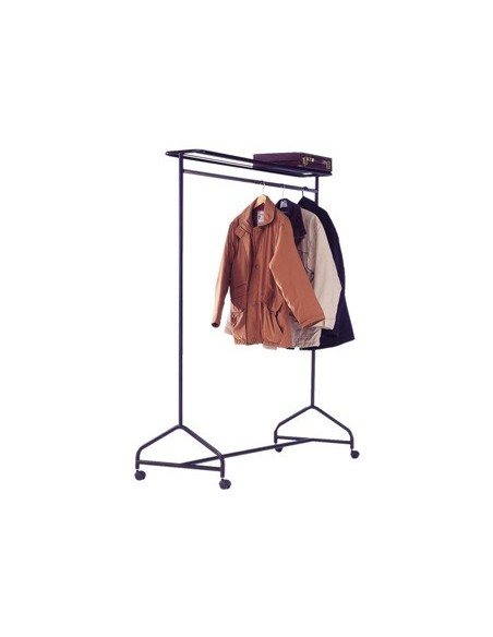 VESTIDOR PORTATIL CON REPISA CAPACIDAD PARA 40 PERCHAS