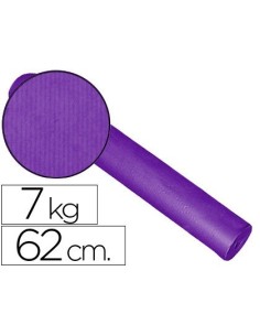 PAPEL DE REGALO KRAFT LISO BOBINA 62 CM 7 KG COLOR LILA