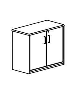 ARMARIO ROCADA CON UN ESTANTE Y DOS PUERTAS ENTERAS SERIE STORE 78X90X45 ACABADO AA01 HAYA/HAYA