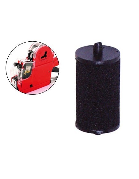 RODILLO ENTINTADOR Q-CONNECT 18 MM TINTA COLOR NEGRO