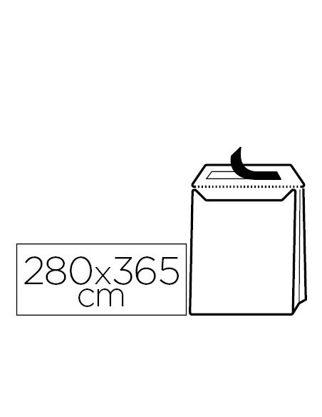 SOBRE LIDERPAPEL BOLSA FUELLE KRAFT 280X365X30MM SOLAPA TIRADE SILICONA PAPEL 120 GR CAJA DE 50 UNIDADES