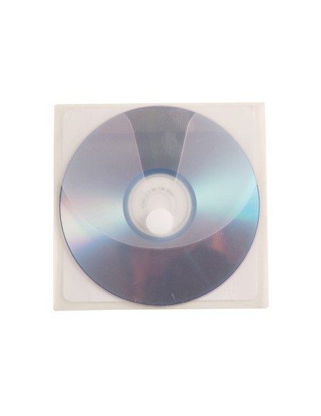 SOBRE PARA CD Q-CONNECT POLIPROPILENO AUTOADHESIVO CONVELCRO-BOLSA CON 5 UNIDADES-