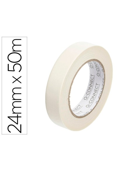 CINTA ADHESIVA Q-CONNECT PARA PINTAR 50 MT X 24 MM