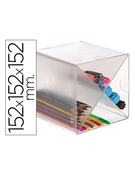 ARCHICUBO ARCHIVO 2000 ASPA ORGANIZADOR MODULAR PLASTICO 150X150X155 MM INCLUYE 2 CLIPS DE SUJECION