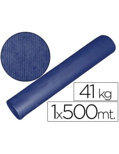 PAPEL KRAFT AZUL BOBINA 1,00 MT X 500 MTS ESPECIAL PARA EMBALAJE