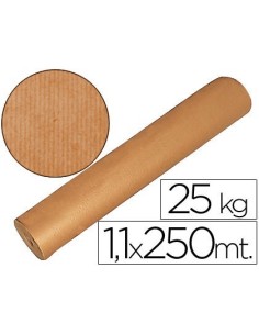 PAPEL KRAFT MARRON BOBINA 1,10 MT X 250 MTS ESPECIAL PARA EMBALAJE