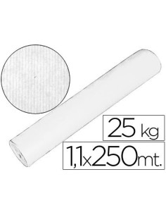 PAPEL KRAFT BLANCO BOBINA 1,10 MT X 250 MTS ESPECIAL PARA EMBALAJE