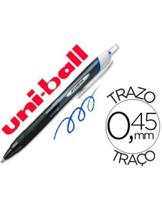 BOLIGRAFO UNI-BALL JET STREAM SPORT SXN-150 TINTA HIBRIDA AZUL
