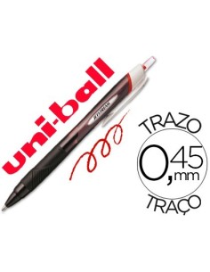 BOLIGRAFO UNI-BALL JET STREAM SPORT SXN-150 TINTA HIBRIDA ROJO