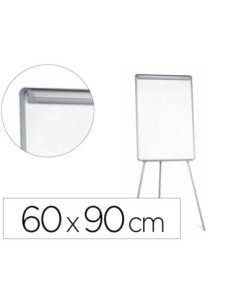 PIZARRA BLANCA Q-CONNECT CON TRIPODE 90X60X195CM PARA CONVENCIONES SUPERFICIE LAMINADA ESCRITURA DIRECTA