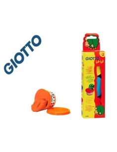 PASTA PARA MODELAR GIOTTO BEBE PACK 3 COLORES SURTIDOS DERMATOLOGICAMENTE TESTADA