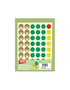 GOMETS ESCOLAR CARAS MR SMILEY BOLSA DE 12 HOJAS