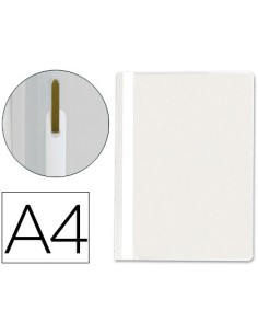 CARPETA DOSSIER FASTENER PLASTICO Q-CONNECT DIN A4 BLANCO